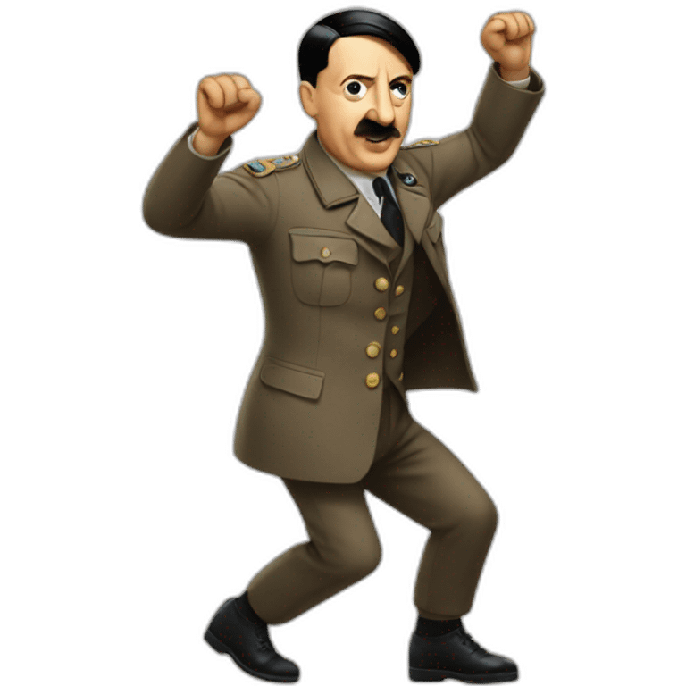 Hitler dancing emoji