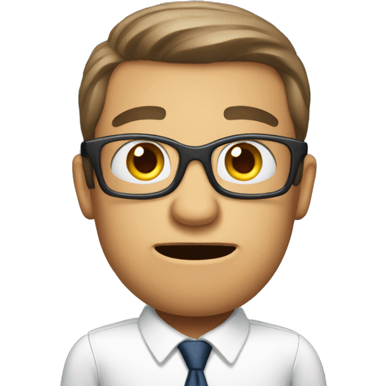 Stressed real estate agent  emoji