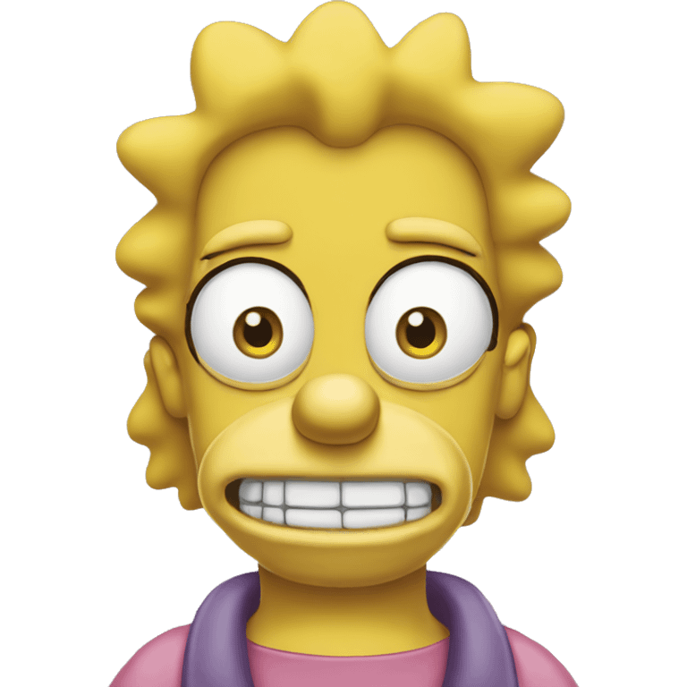 Homer Simpson Maggie Simpson  emoji