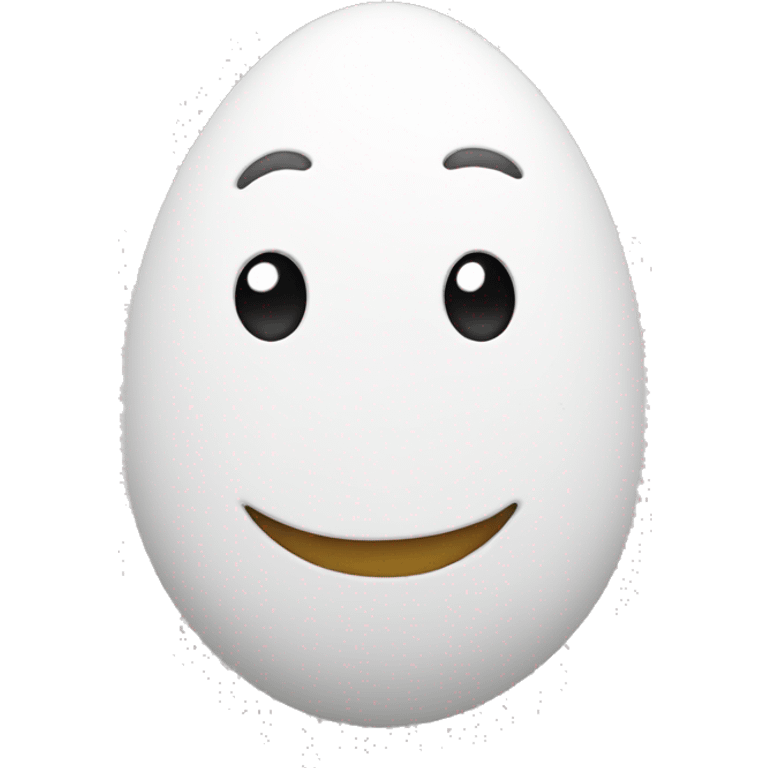 simple happy face egg emoji