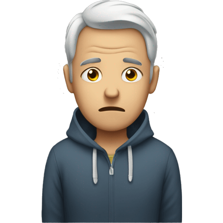 man depressive emoji