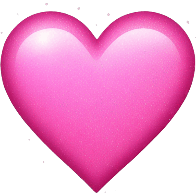 flat pink heart with sparkles emoji