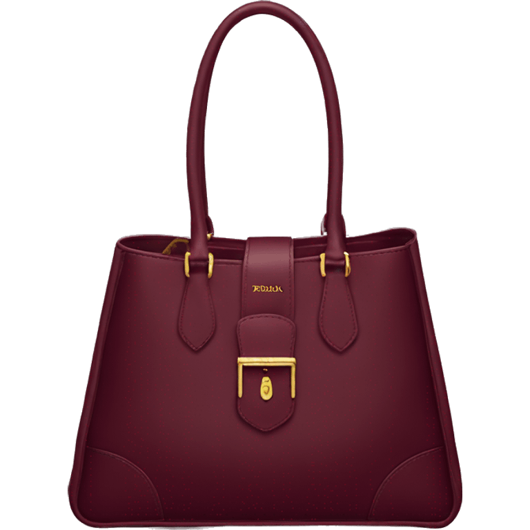 maroon prada bag emoji