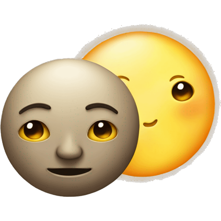 the sun and the moon emoji