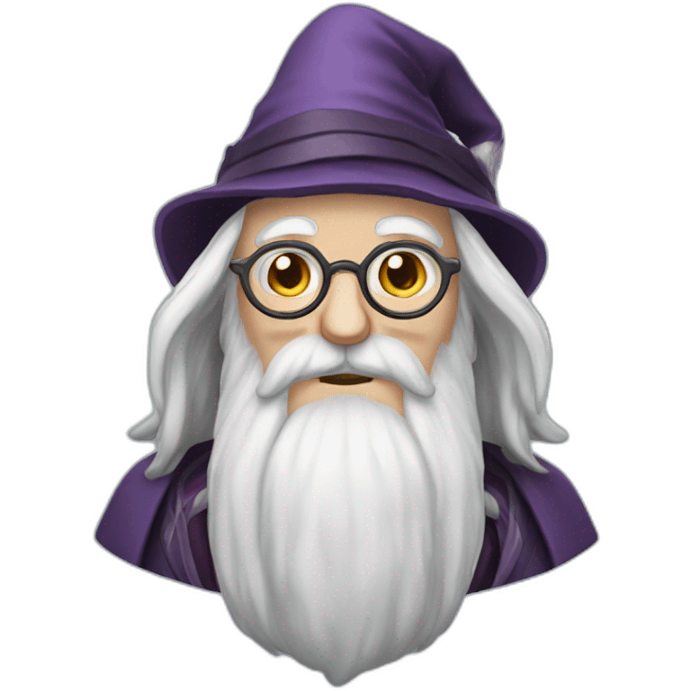 dumbledore harry potter character emoji