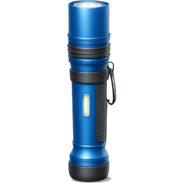 Realistic Blue camping flashlight emoji