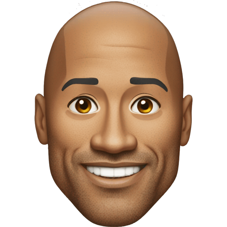 Dwayne the rock johnson emoji