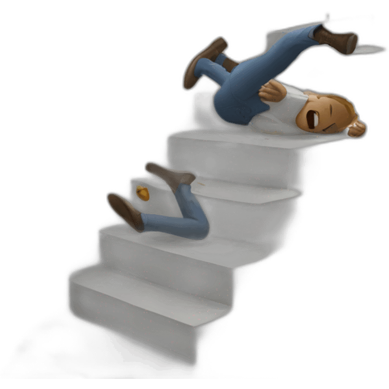 Joe bidem falling of a stair emoji