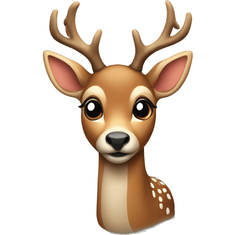 Christmas deer emoji