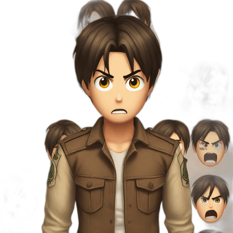 eren yeager angry emoji