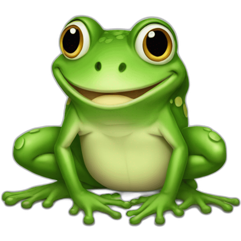 Frogs carol emoji