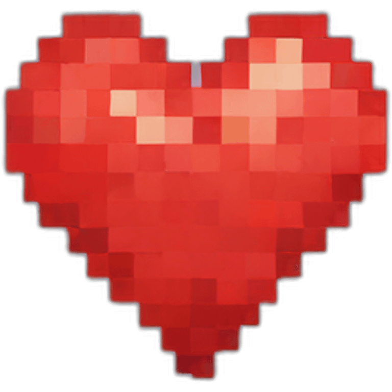 pixel heart emoji