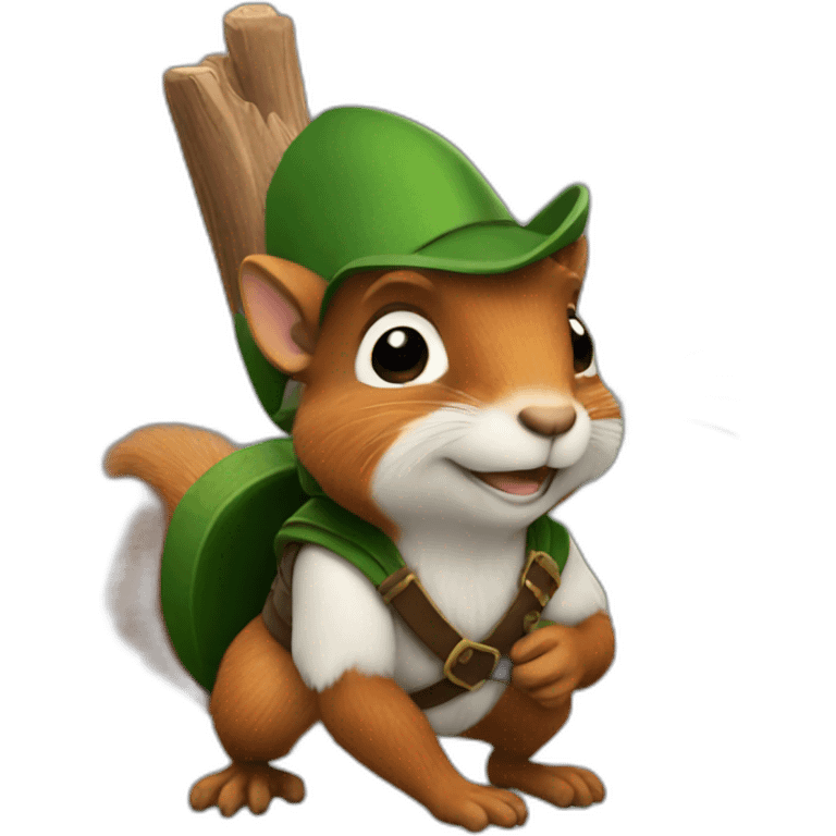 robin hood squirrel emoji