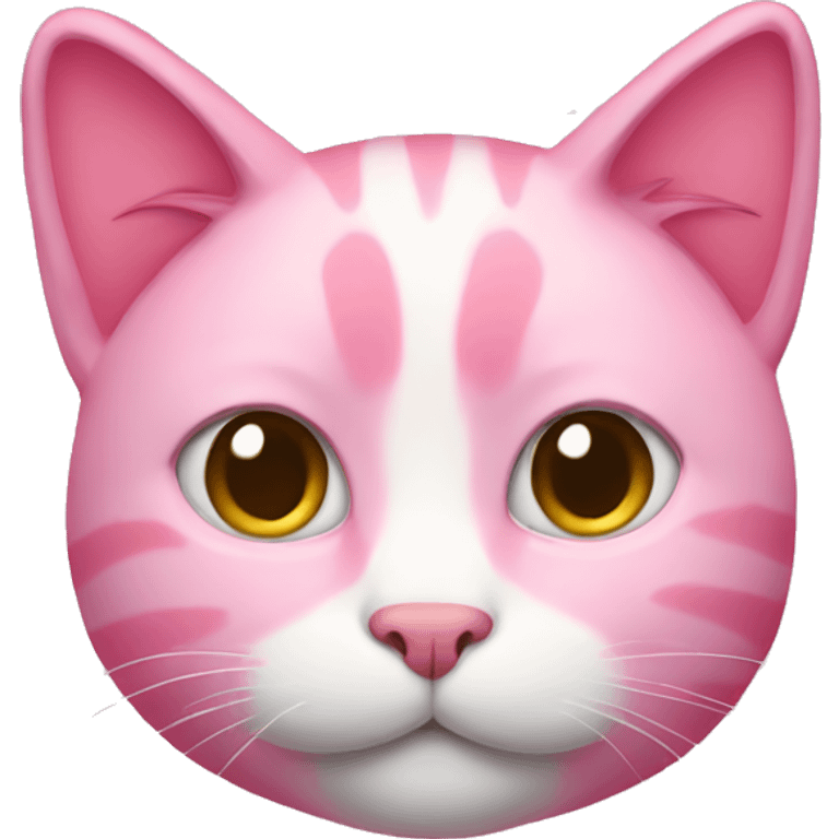 Pink cat emoji