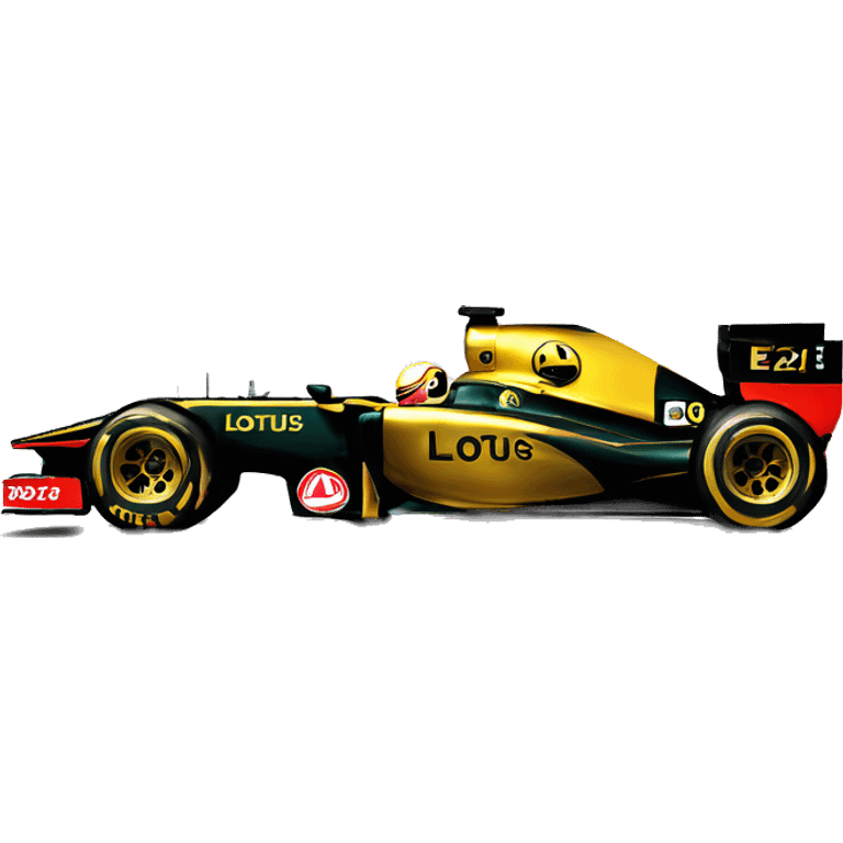 2012 Lotus E20 Renault Formula 1 car emoji