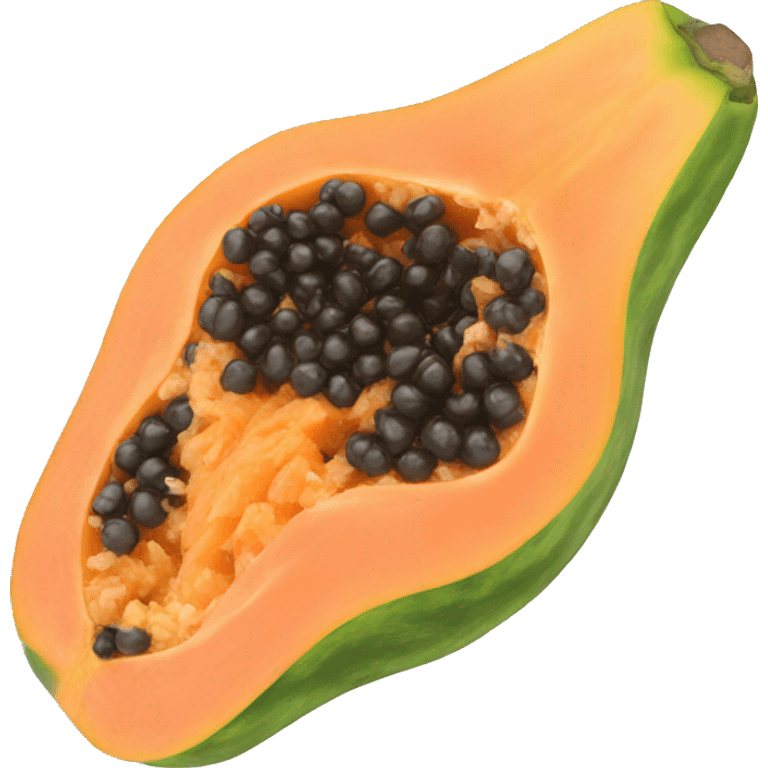 Papaya emoji