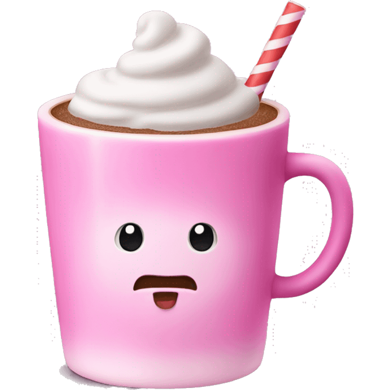 pink hot coco emoji