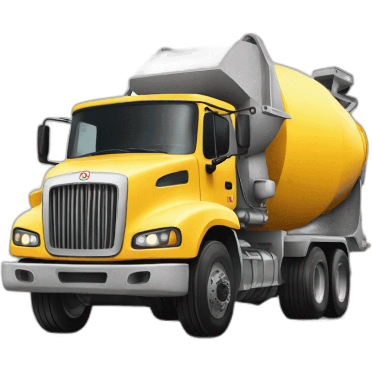 concrete-mixer truck emoji