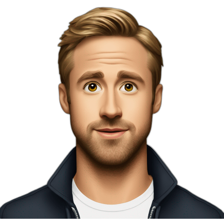 Ryan Gosling handsome face emoji