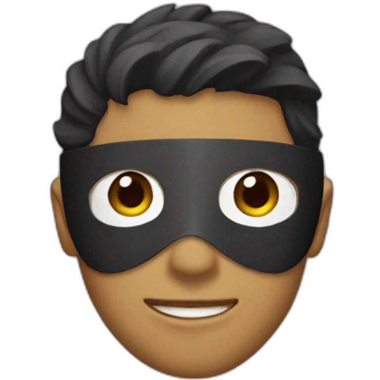 a masked boy emoji