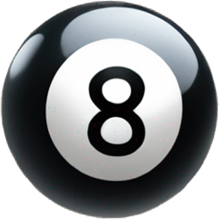 8-ball with sparkles emoji