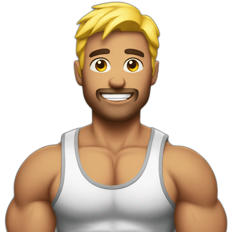 Gay muscle emoji