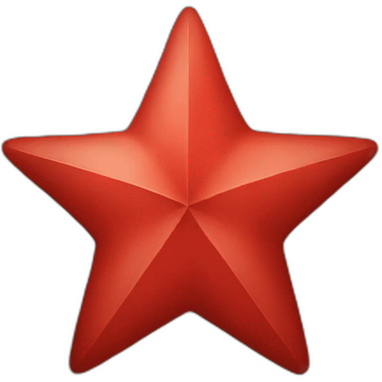 RED STAR  emoji