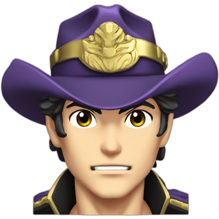 Jotaro kujo with stand emoji