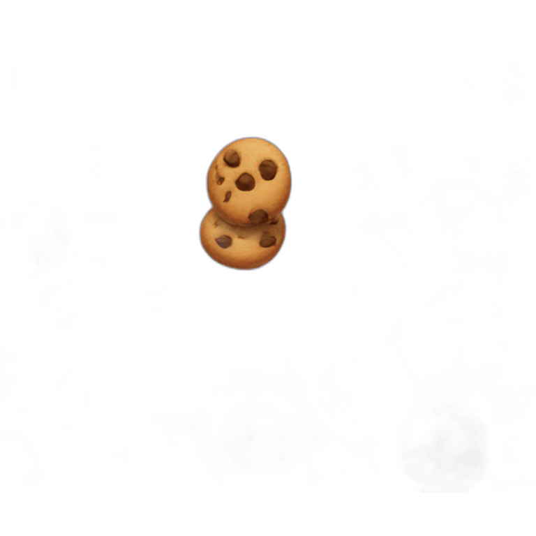 chocolate chips cookie emoji