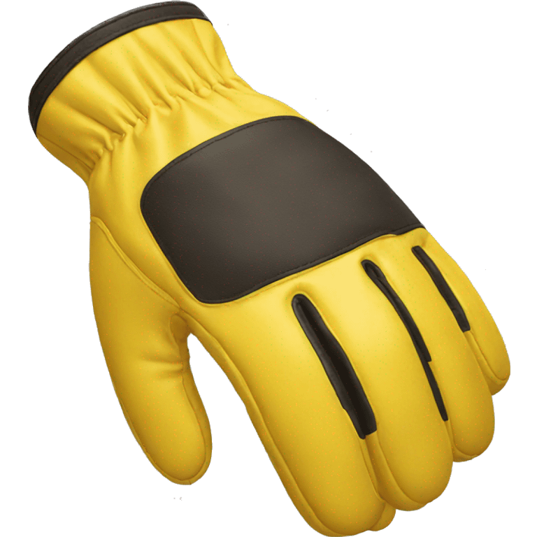 yellow gloves emoji