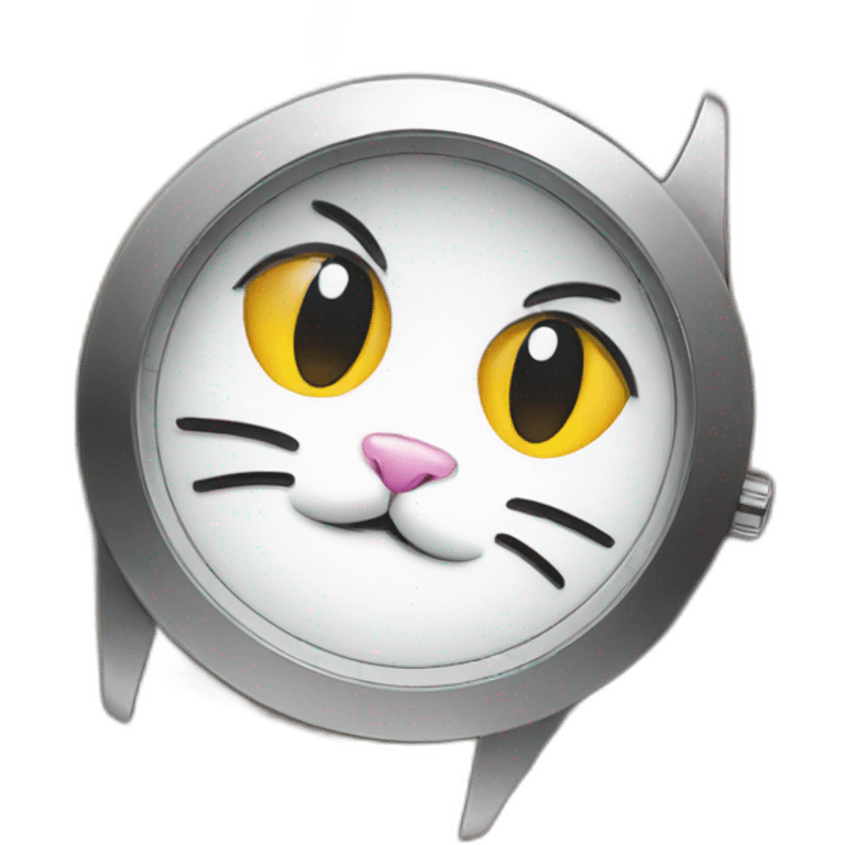 Kitty watch  emoji