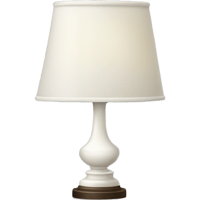 White lamp emoji