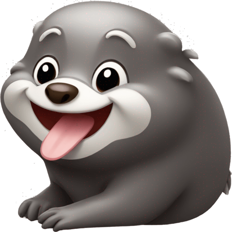 Happy mole emoji