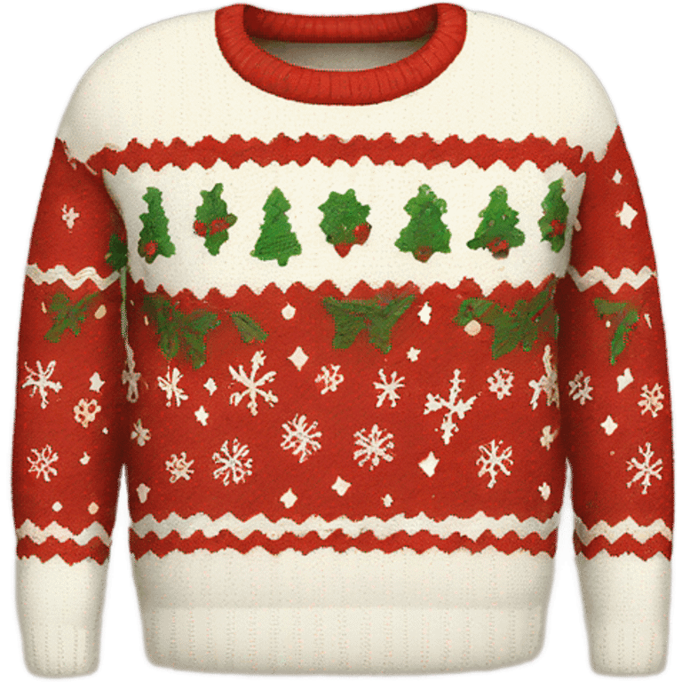 christmas sweater emoji