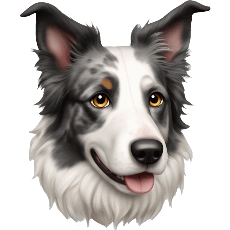 Merle border collie cross Alsatian  emoji