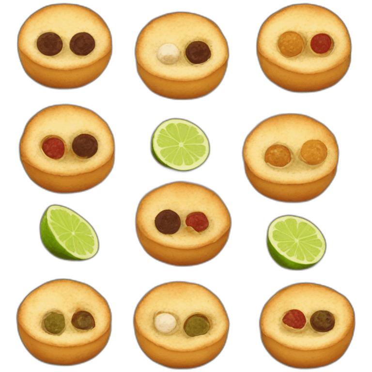 pani puri indian food emoji