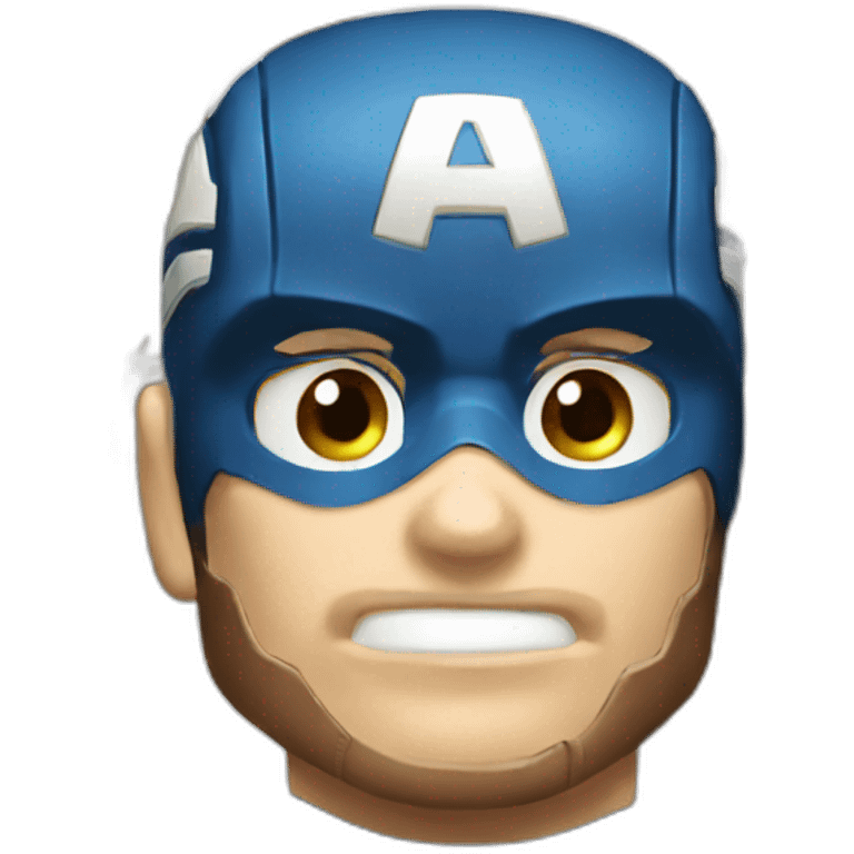 CAPTAIN AMERICA face emoji