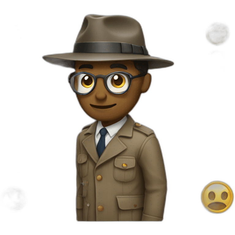 detective con lupa emoji