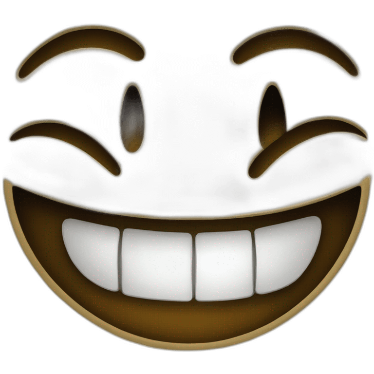 Happy smile cyber face emoji