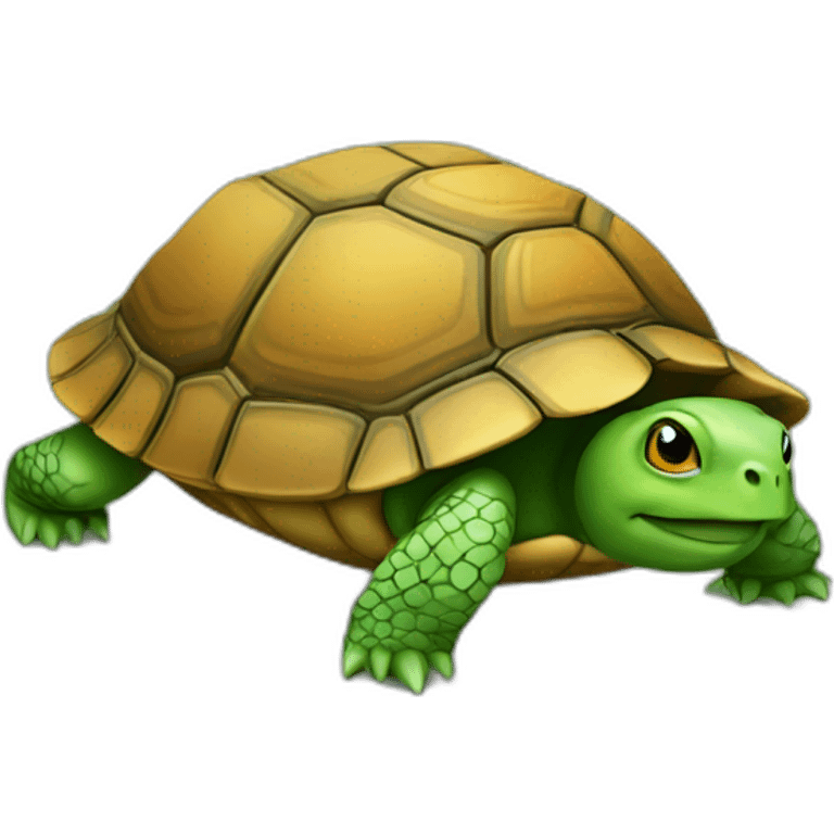 Tortue sur tortue emoji