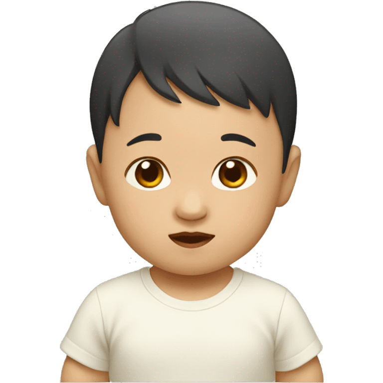 An  Asian  baby emoji