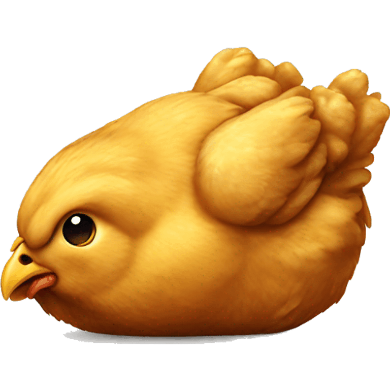 Chicken with golden nuggets  emoji