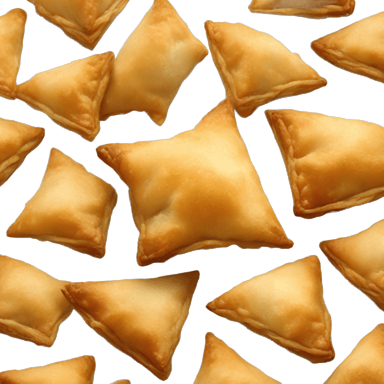 crispy flaky Samosa emoji