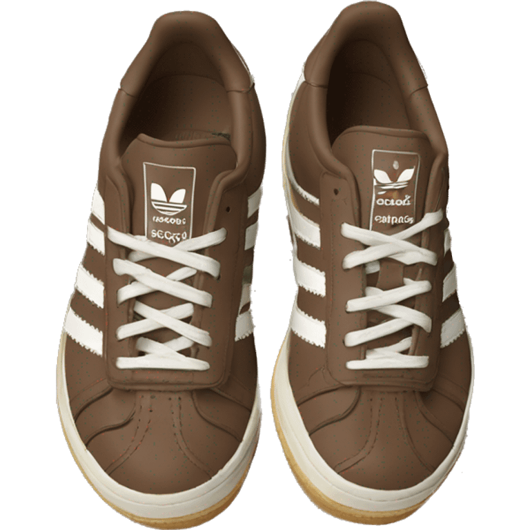 adidas spezial brown emoji