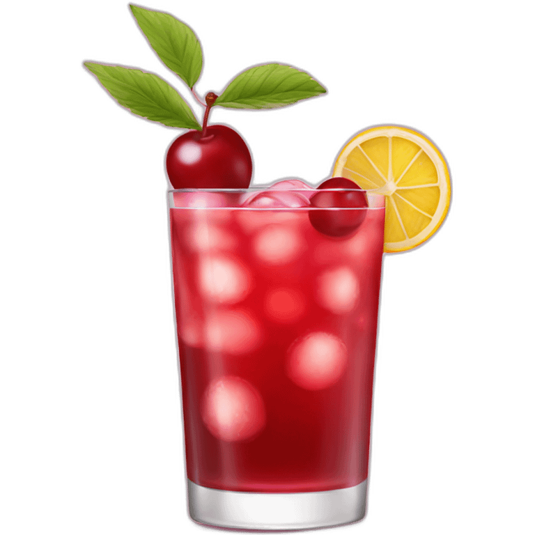 Cherry cocktail emoji