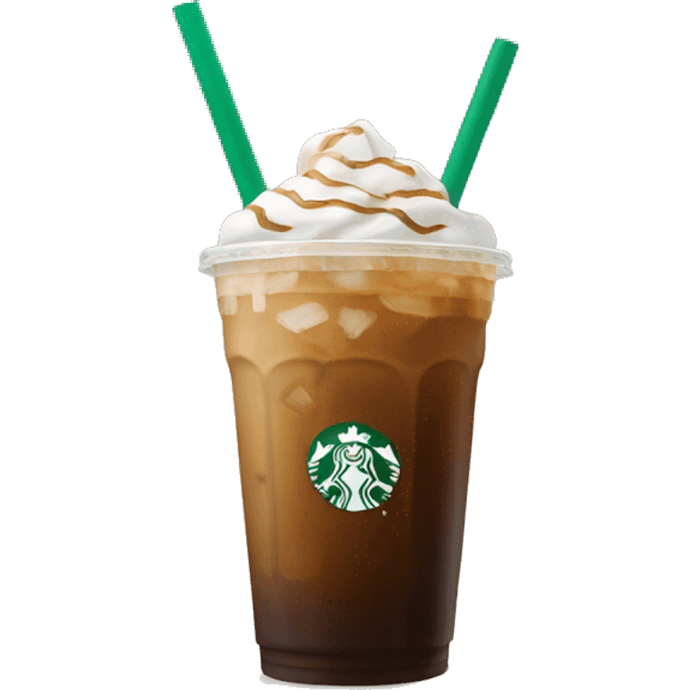 Starbucks iced coffee emoji