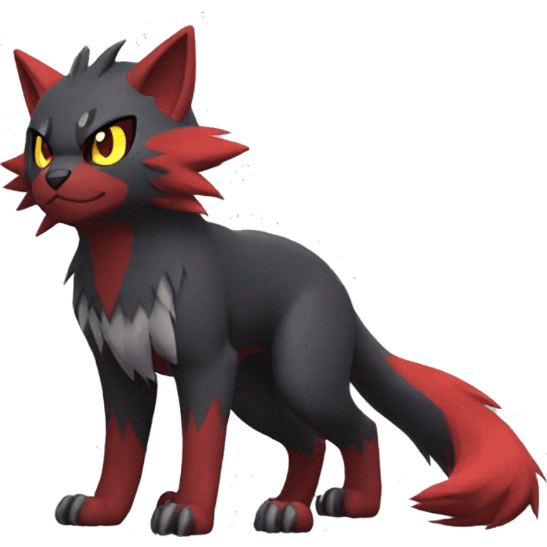 Litten-Zoroark full body emoji