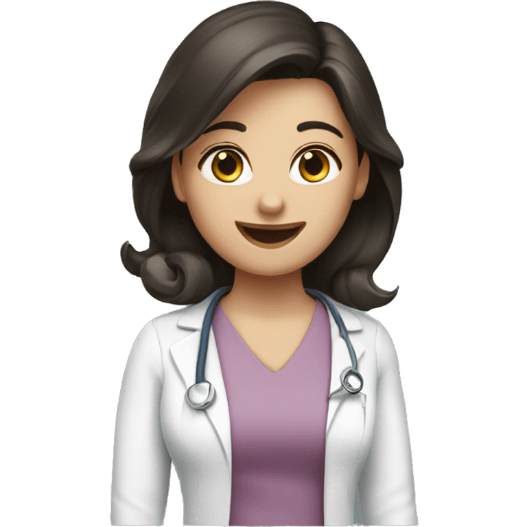 Dentist brunette emoji