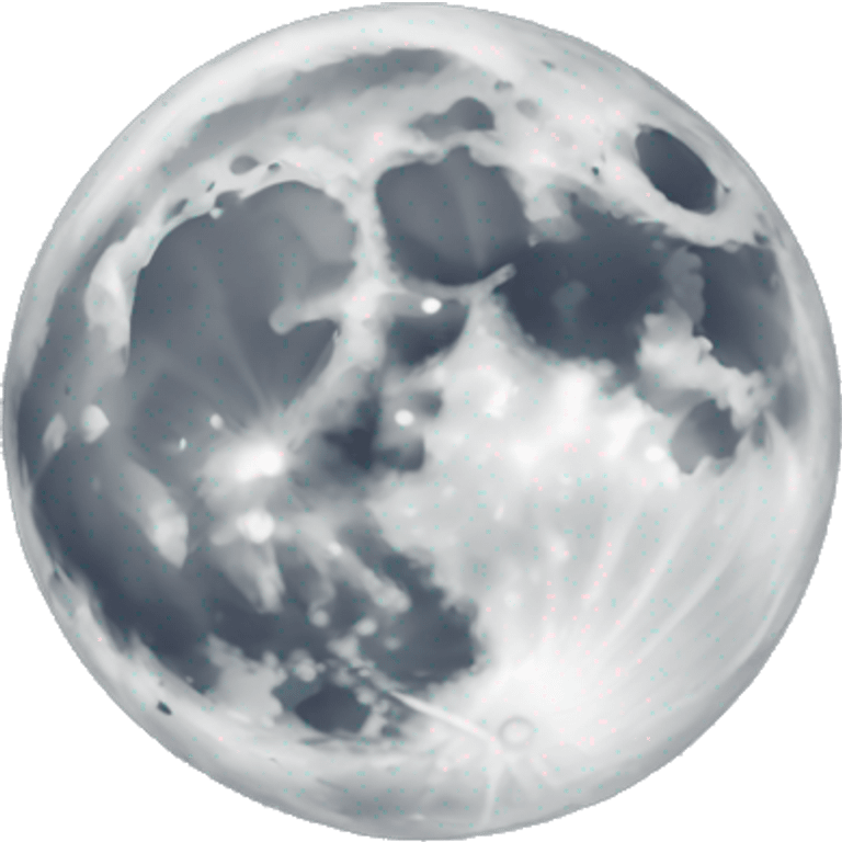 Full moon emoji