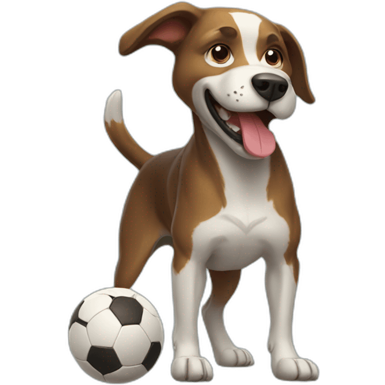 soccer dog emoji